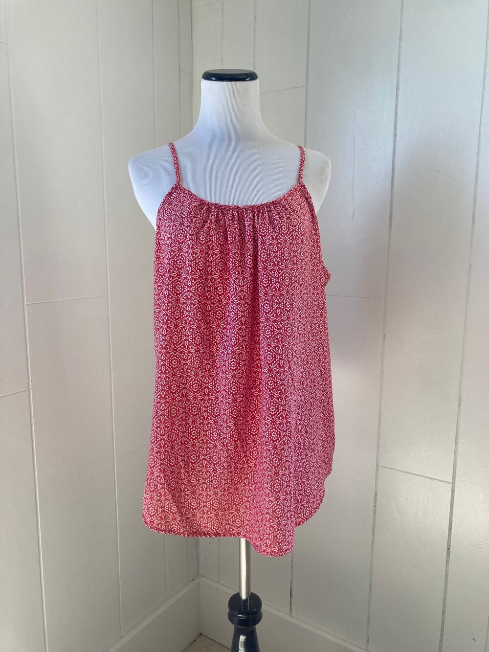 Faded Glory Blousy Tank Top, Size L